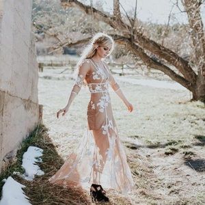 For love and lemons elenora maxi dress